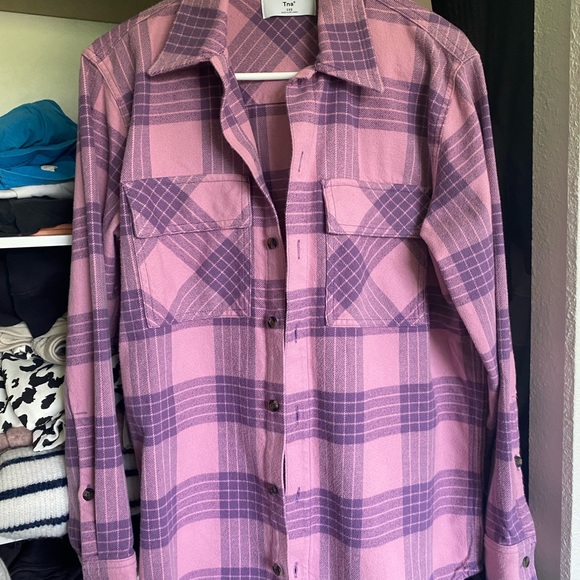 Tna oversized plaid shacket - Picture 3 of 7